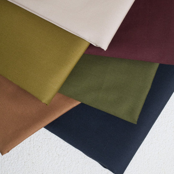 Water-Repellent Cotton Sandy Sand Fabric by Atelier Brunette