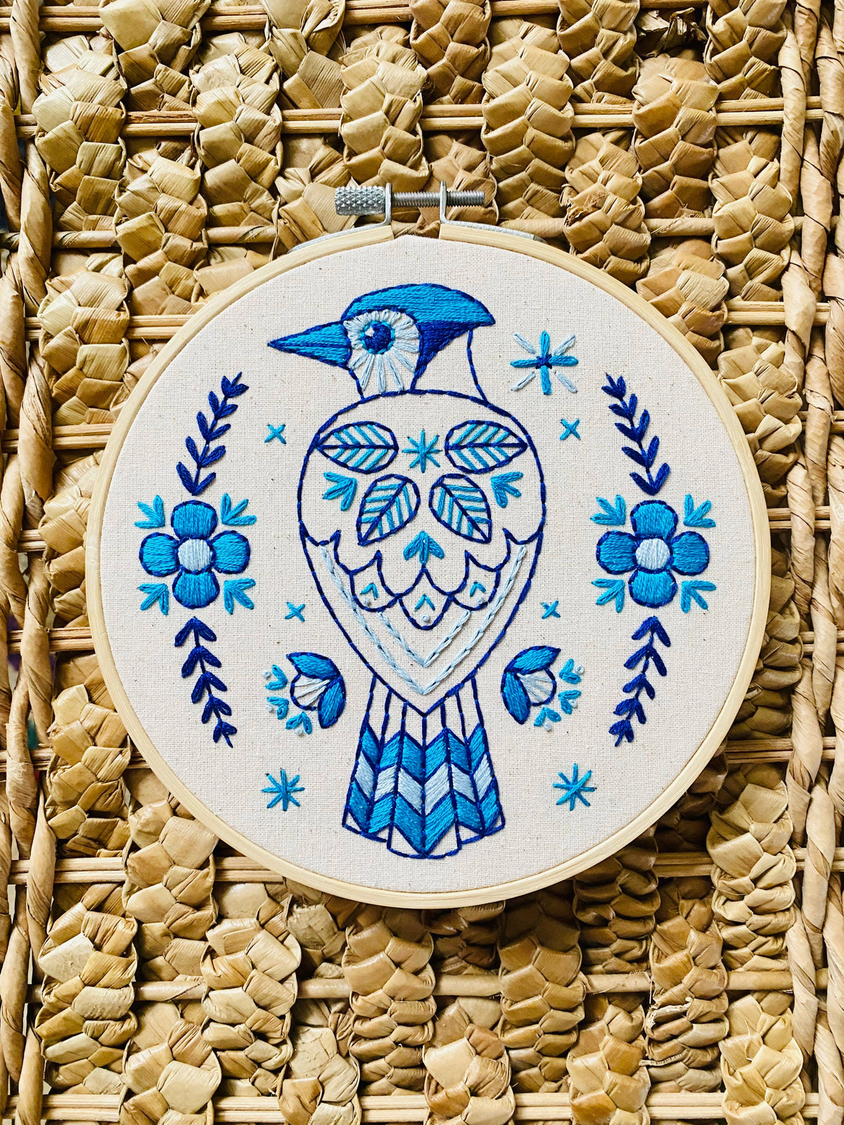Blue Jay Complete Embroidery Kit – The Maker's Print Shop