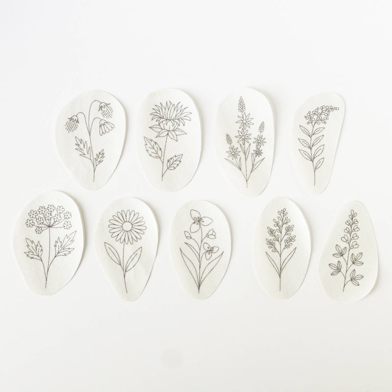 Prairie Flowers Stick and Stitch Embroidery Patterns