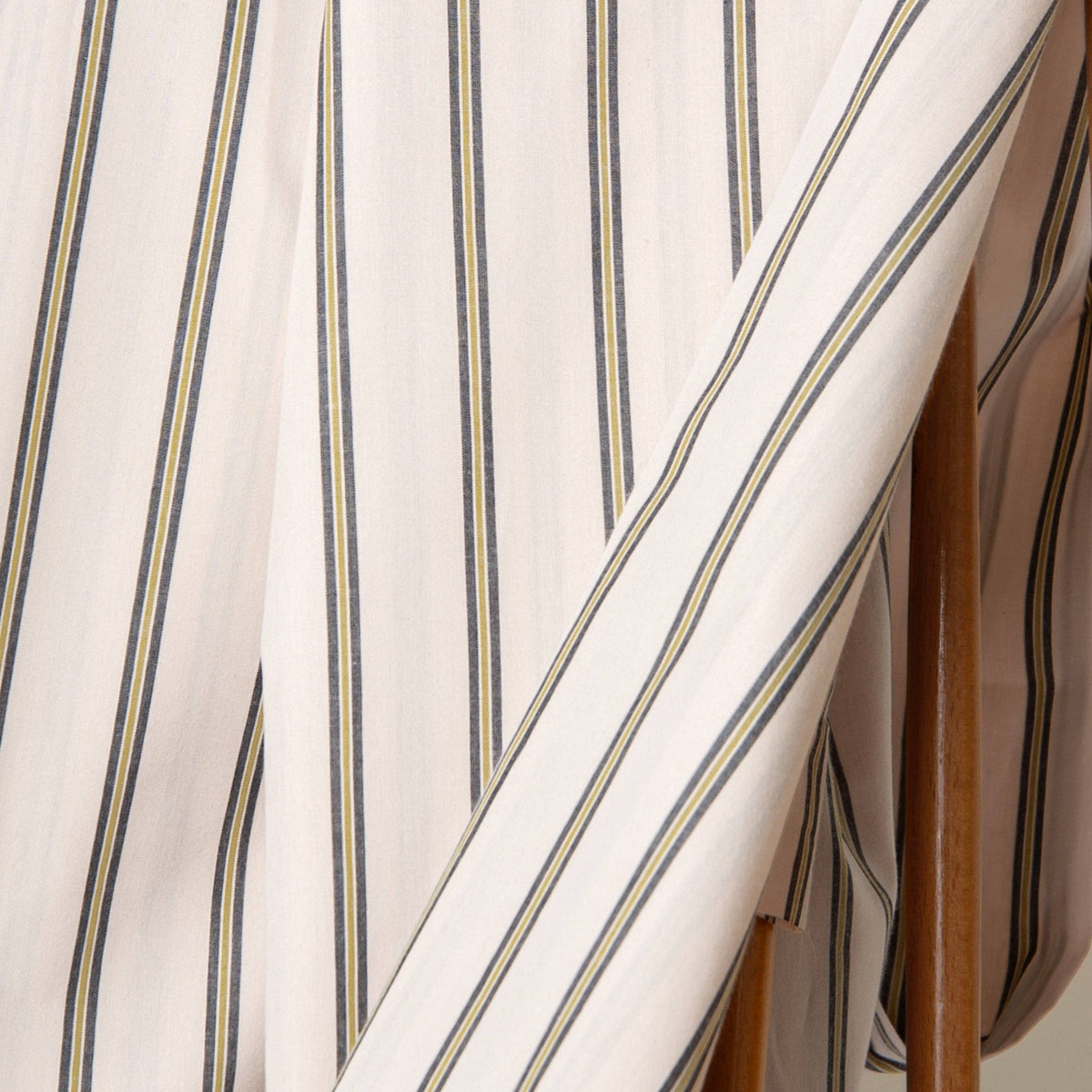 "Weave Line Milky Clay" Fabric