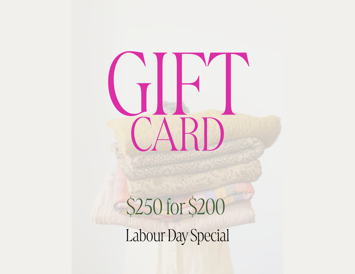 $250 Gift Card — yours for $200 this weekend!