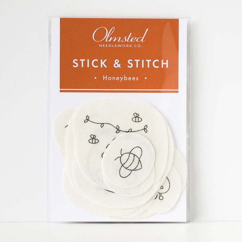 Bee Stick and Stitch Embroidery Patterns