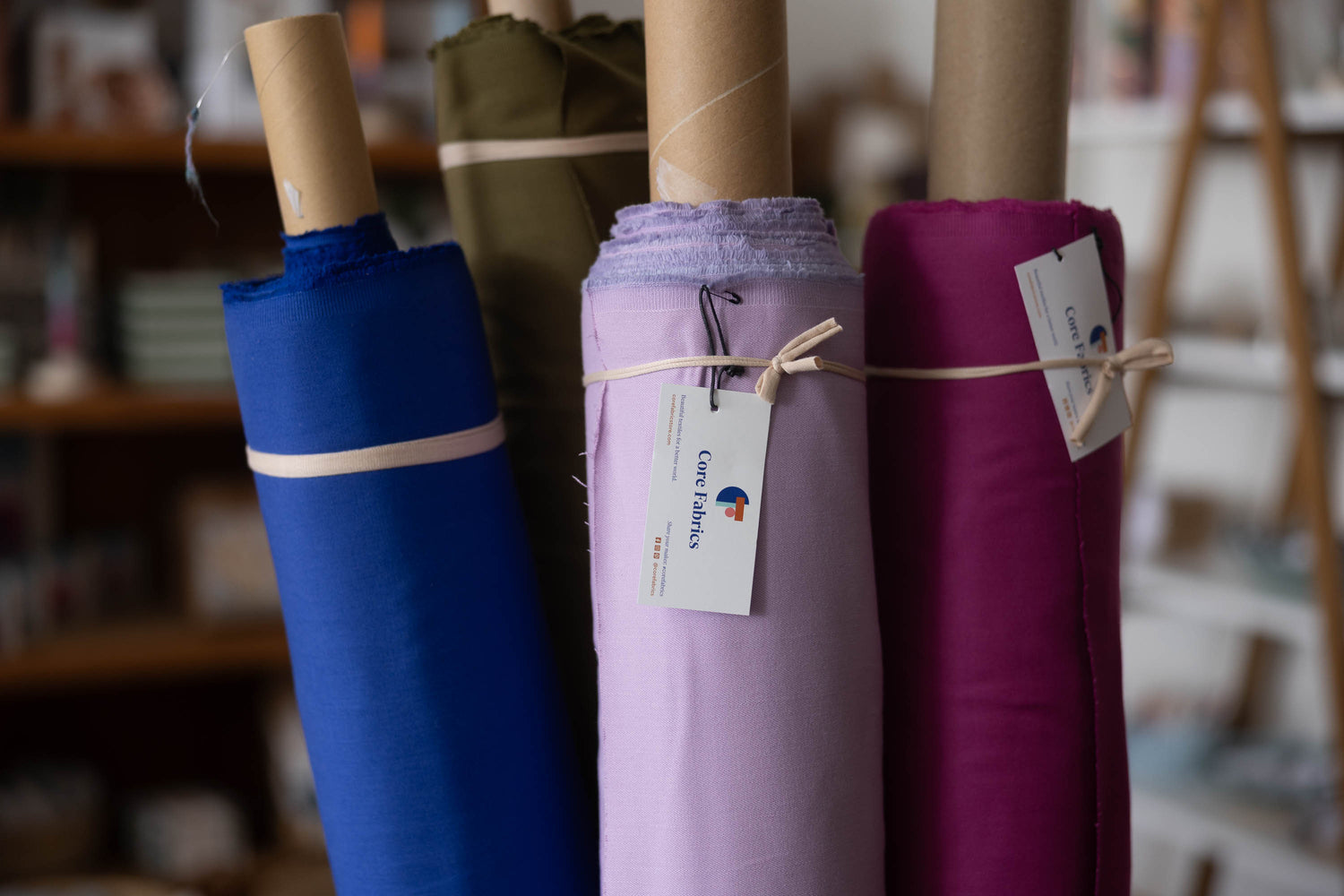 Bull Stretch Denim in Organic Cotton 10 oz by Core Fabrics