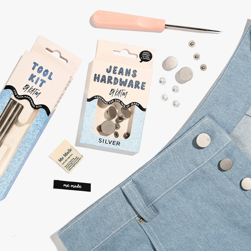 Jeans Hardware Kit | Silver