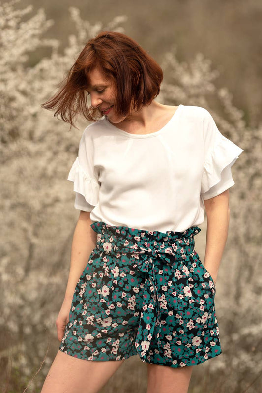 Viscose Crepe Pearl Fabric by Eglantine et Zoé