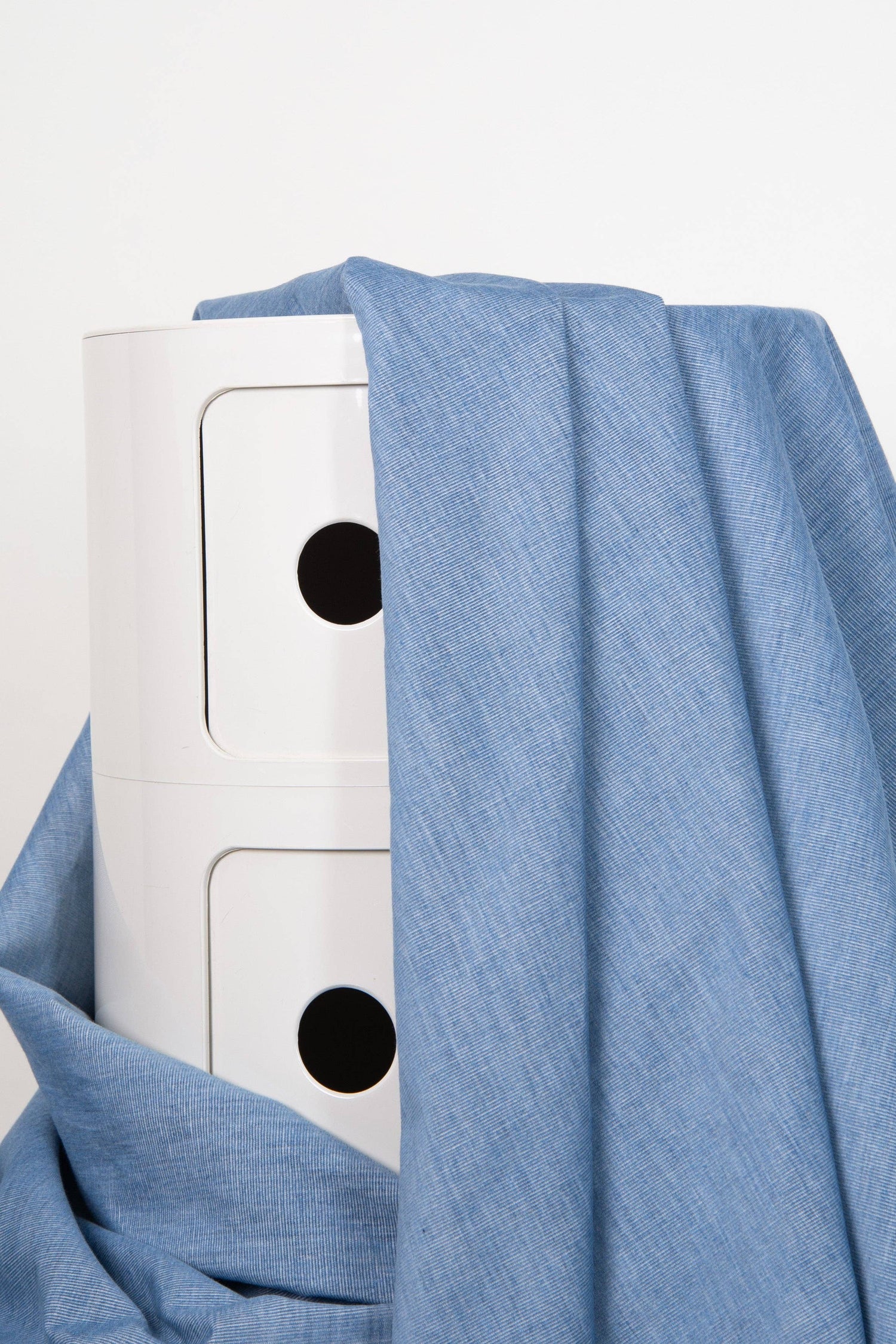 Light Blue Woven Velvet