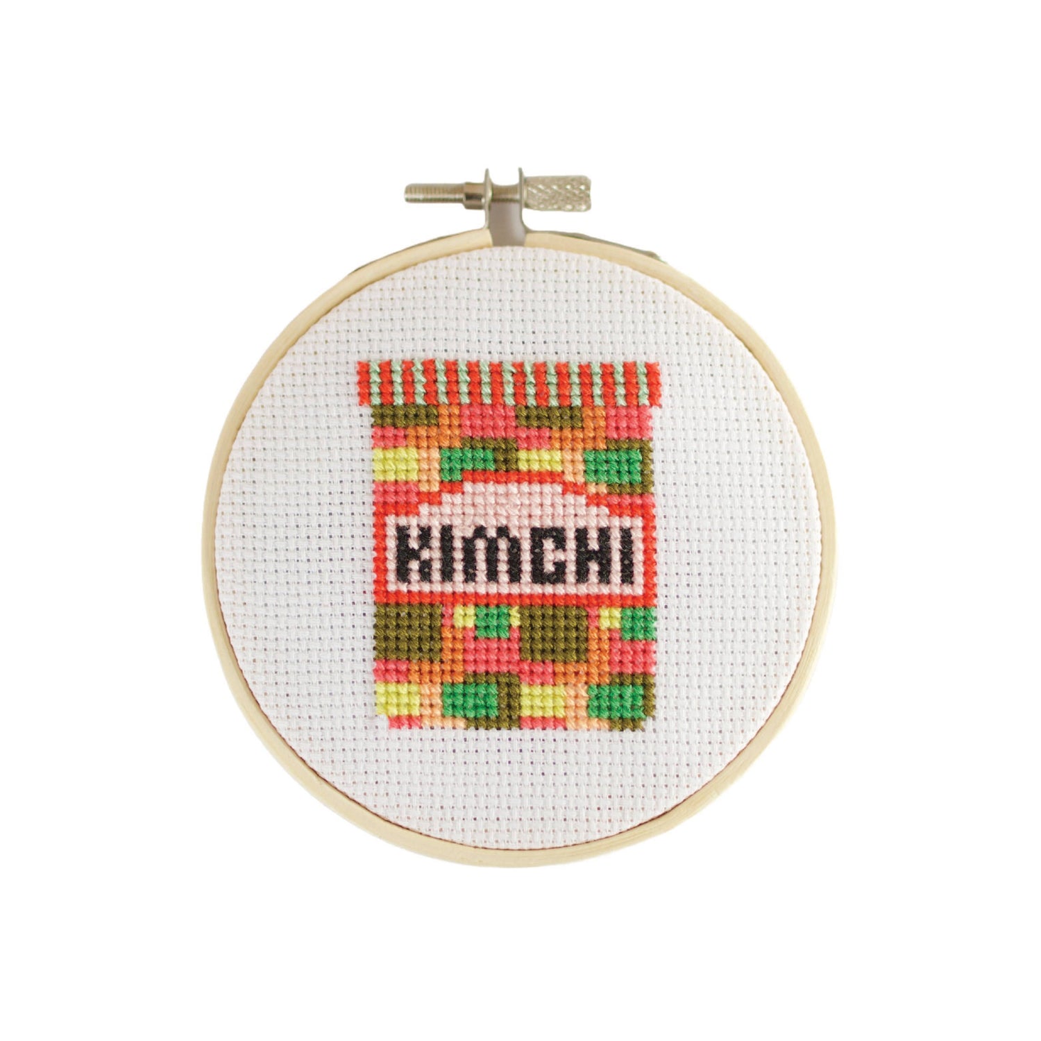 Kimchi Cross Stitch Kit by Cotton Clara