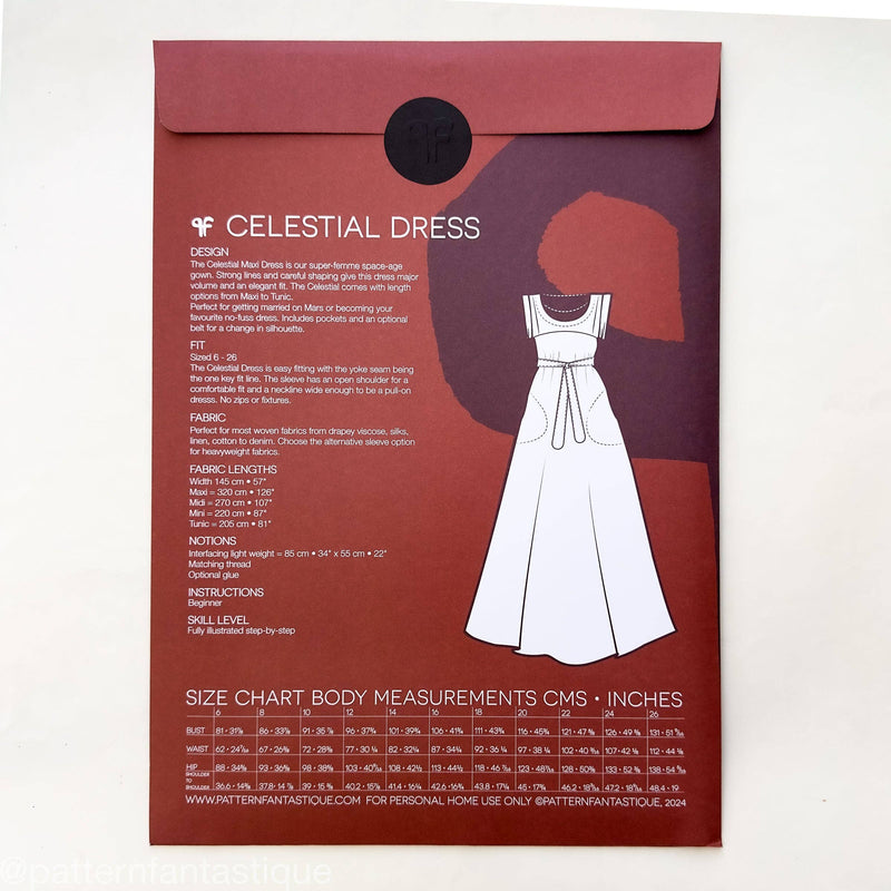 Celestial Maxi Dress - Paper Sewing Pattern
