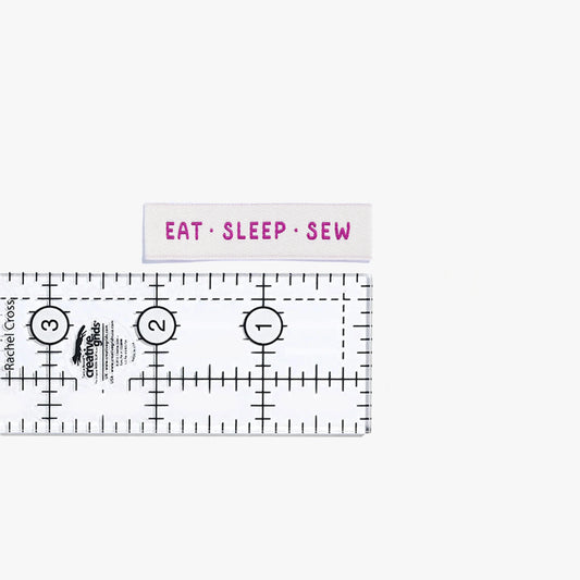 Eat Sleep Sew Woven Sewing Labels