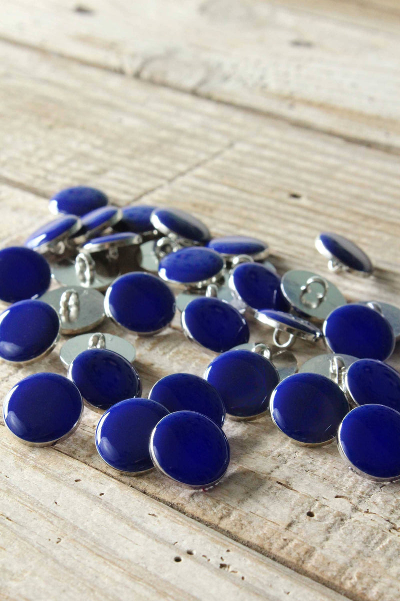 Royal Blue Chic Button by Eglantine et Zoé