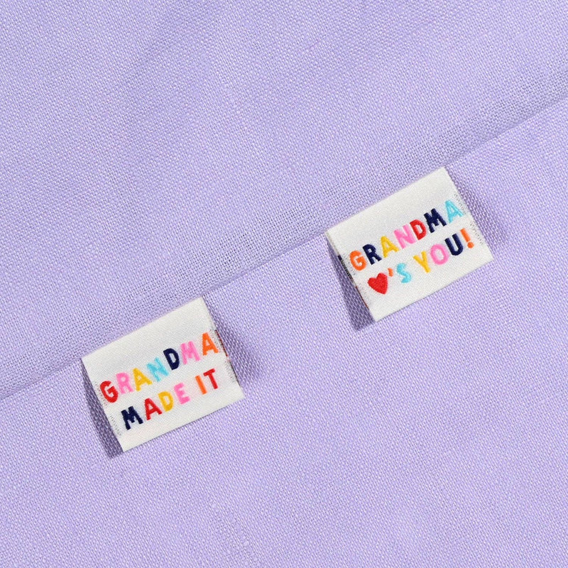 Grandma Made It/Grandma Loves You! Woven Labels | Case of 6 Units