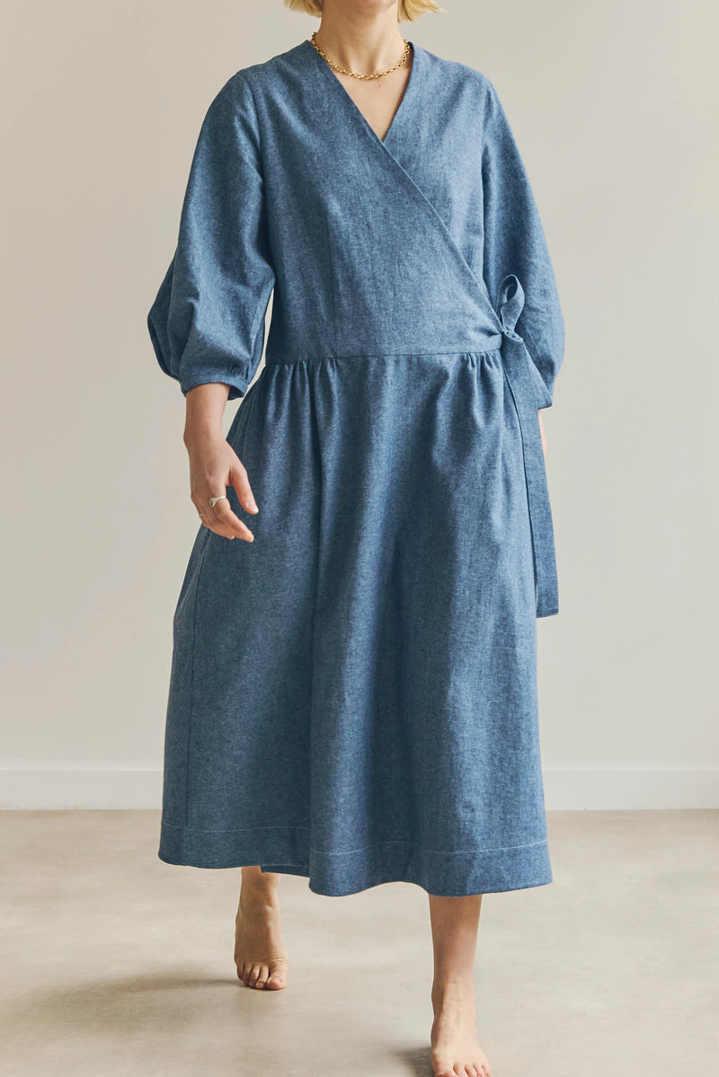 Amalie Wrap Dress PDF Pattern