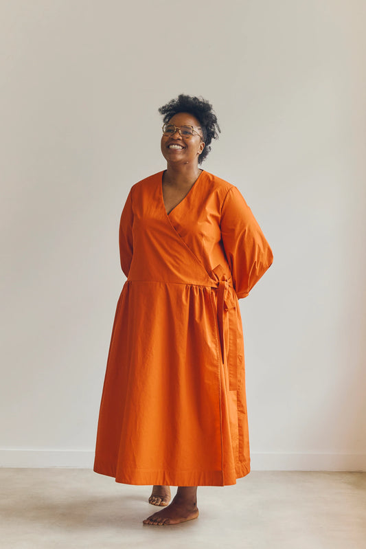 Amalie Wrap Dress PDF Pattern