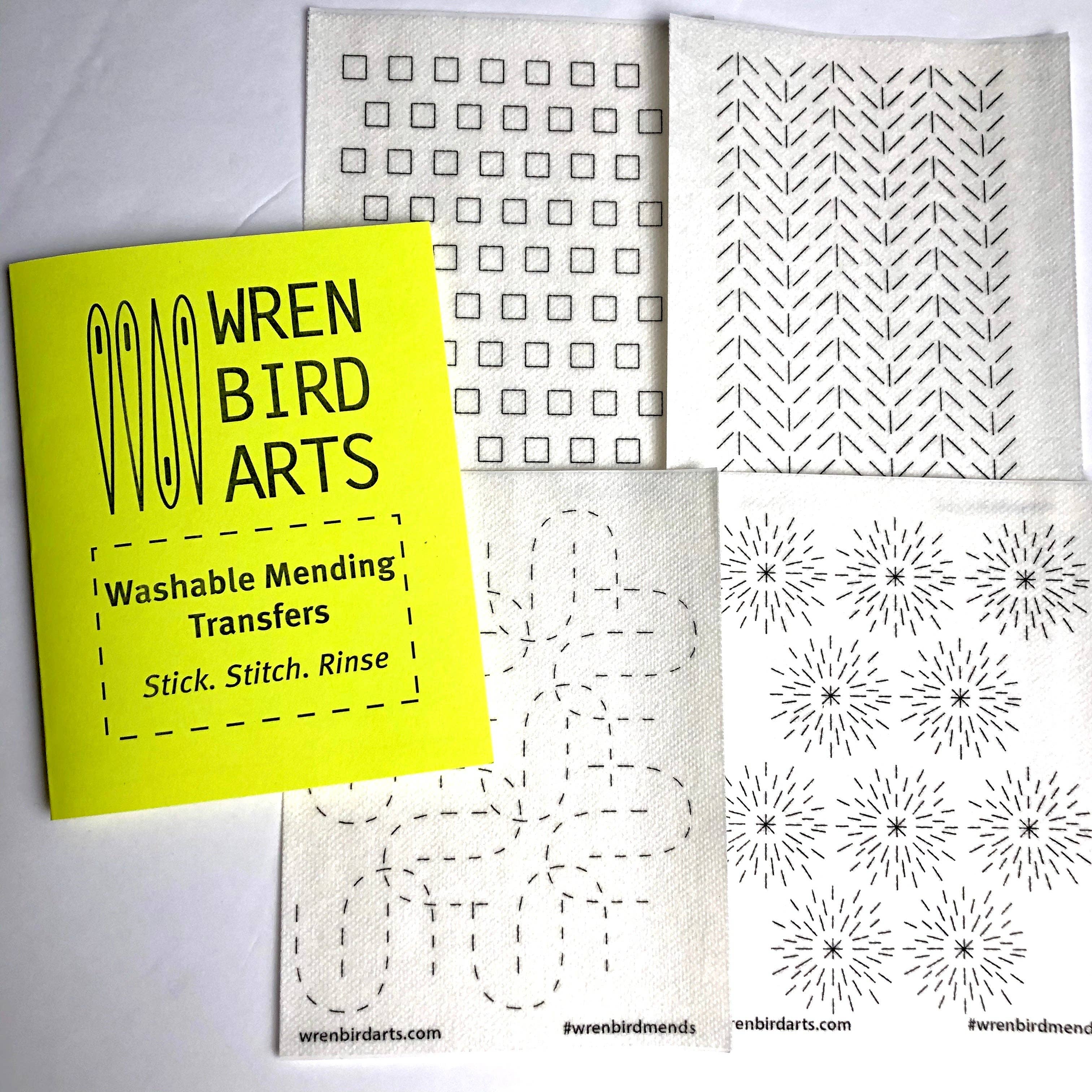 Printable Transfer Patterns Washable Mending Transfers #3 Yellow Pattern – The Maker's Print Shop