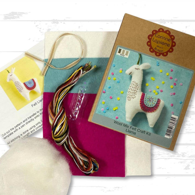 Llama Felt Craft Mini Kit by Corinne Lapierre Limited