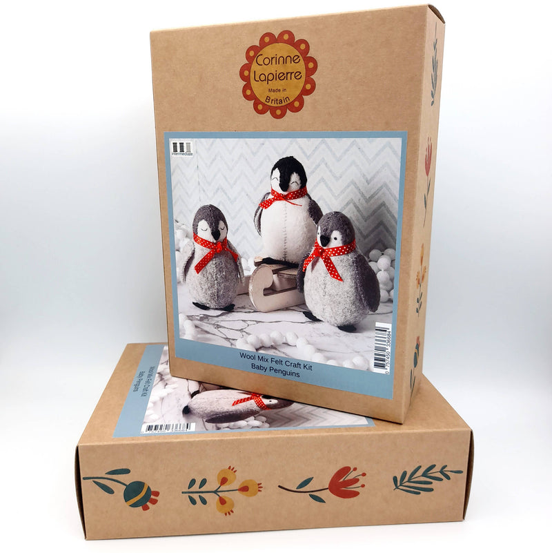 Baby Penguins Felt Craft Kit by Corinne Lapierre Limited