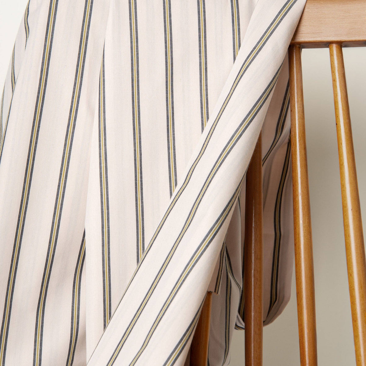 "Weave Line Milky Clay" Fabric