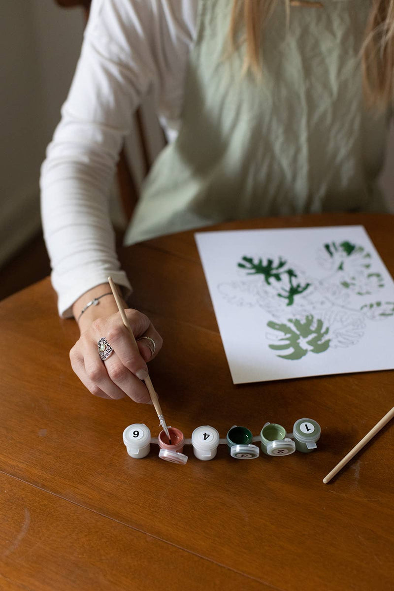 Field of Daisies Paint-By-Numbers Kit by Cate Paper Co.