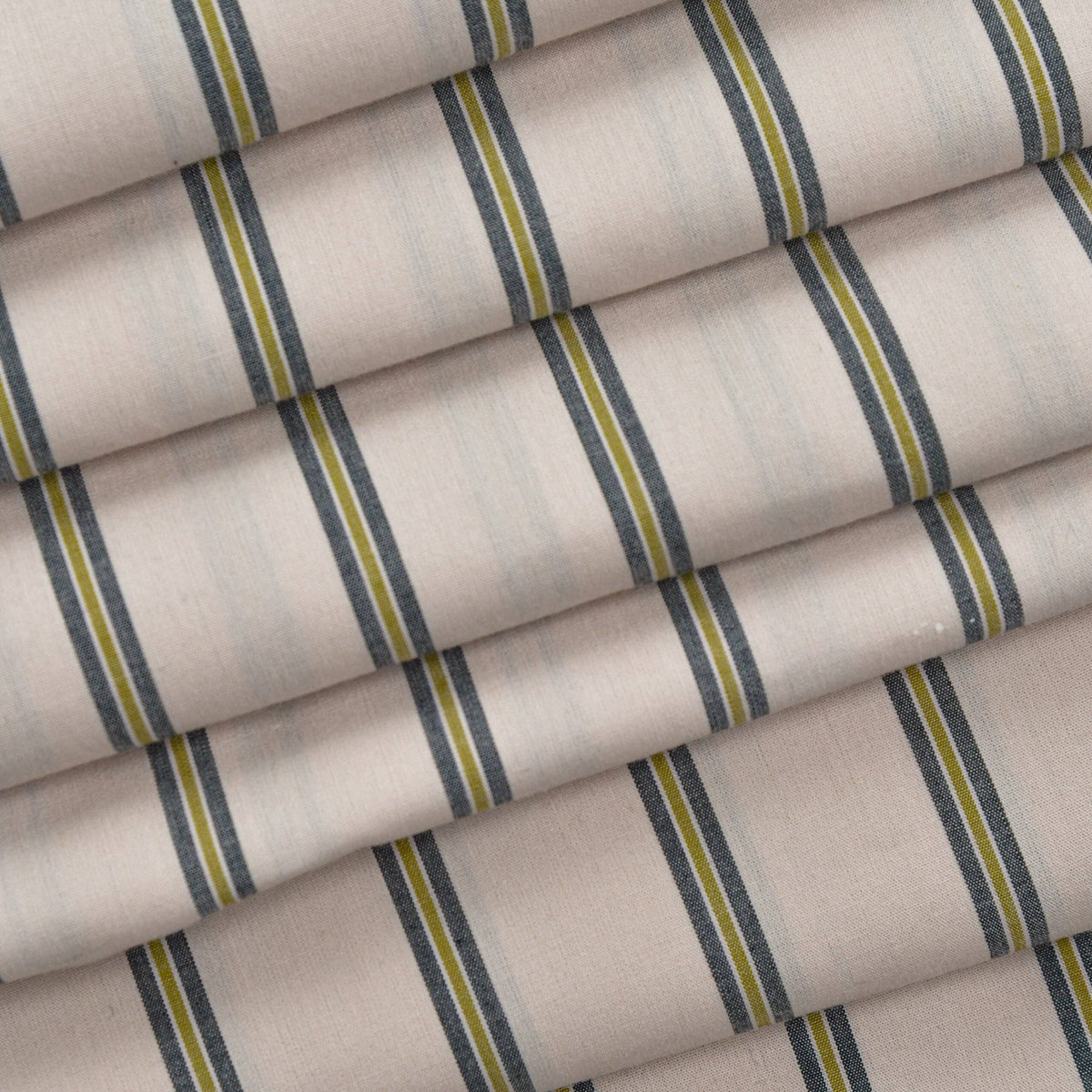 "Weave Line Milky Clay" Fabric