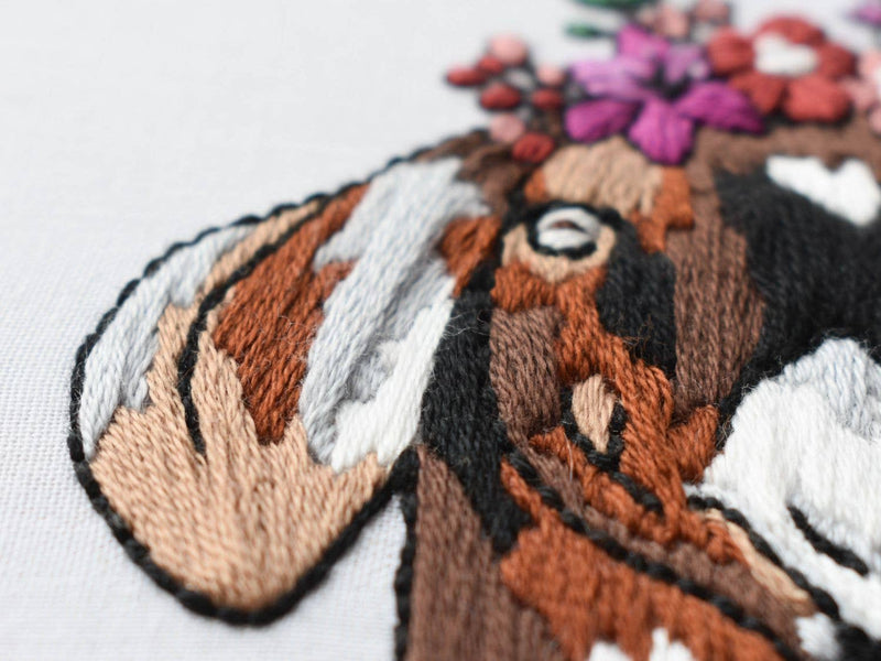 Mary Lou the Goat - DIY Embroidery Kit