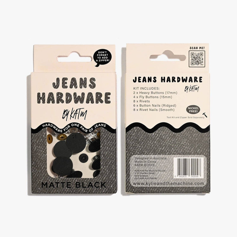 Jeans Hardware Kit | Matte Black