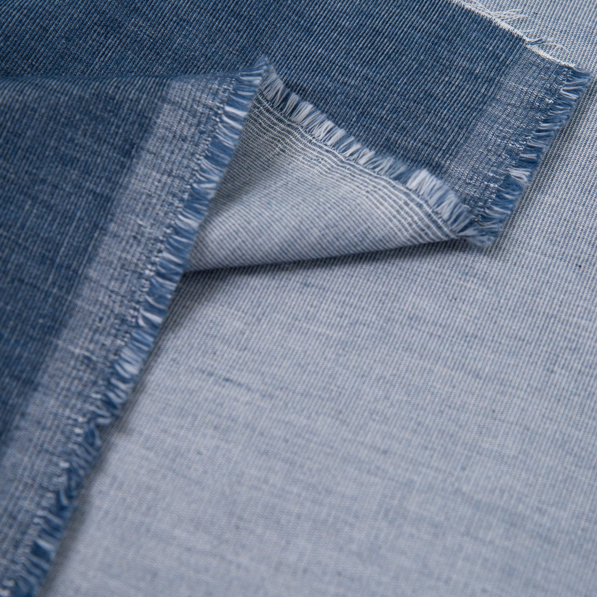 Vintage Blue Woven Velvet