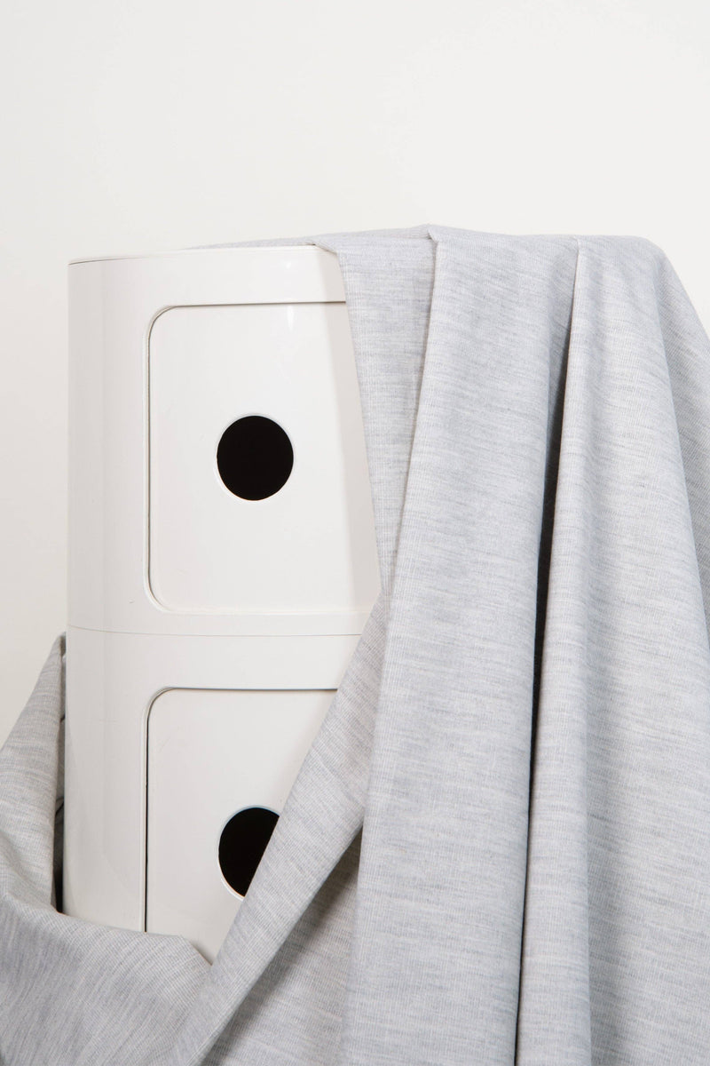Stone Ivory Woven Velvet