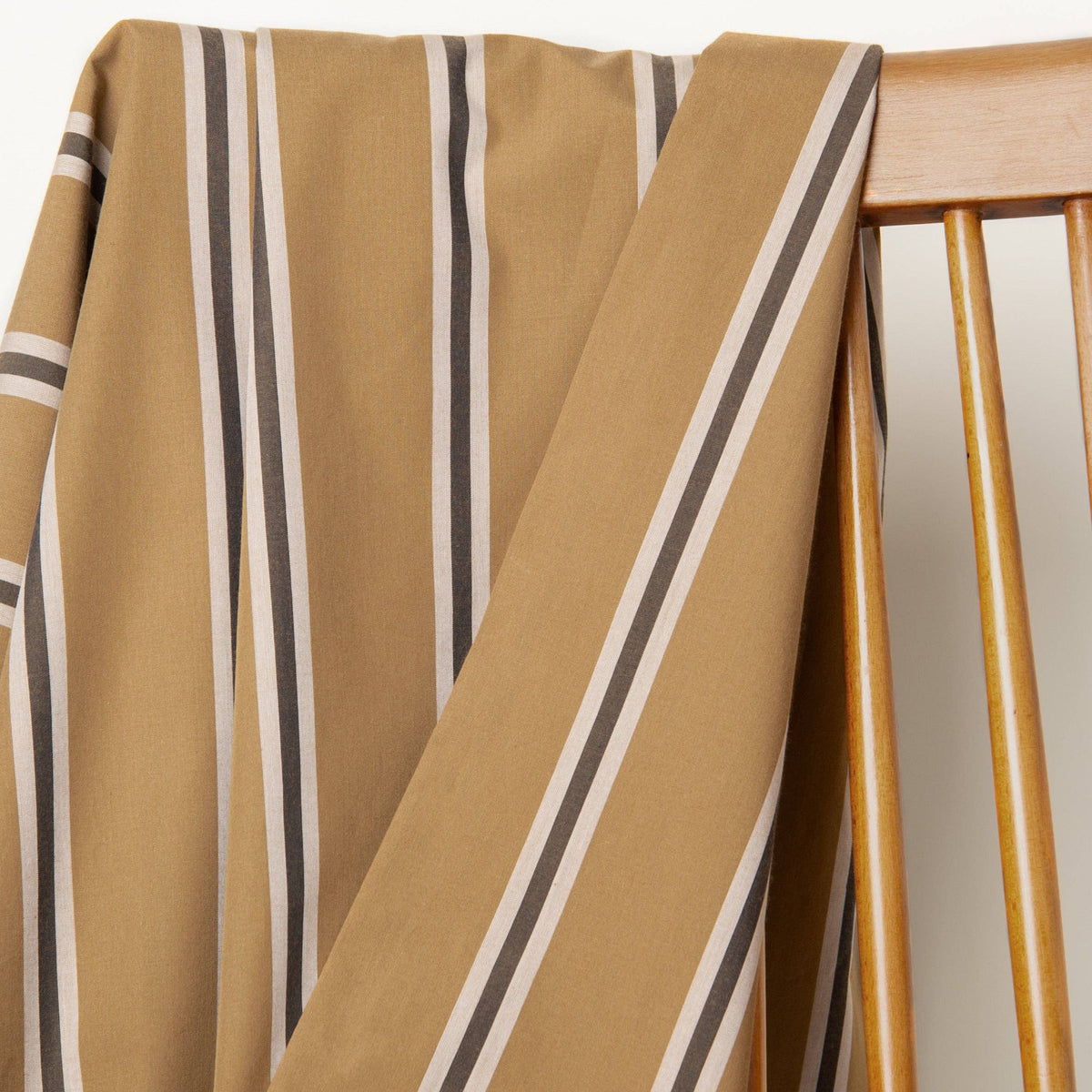 "Weave Line Iced Mocha" Fabric