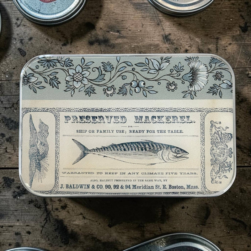Tinned fish notions tin
