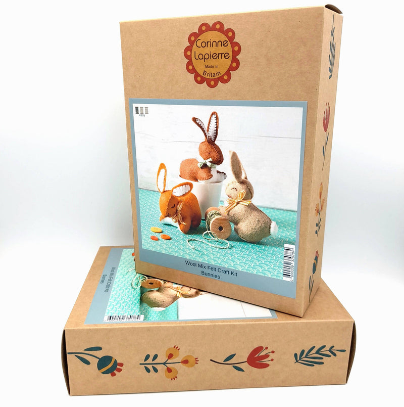 Bunnies Felt Craft Kit by Corinne Lapierre