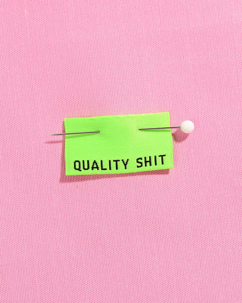 Quality Shit Woven Labels (Neon)