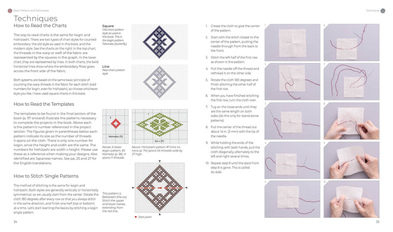 Counted Sashiko Embroidery by Keiko Sakamoto