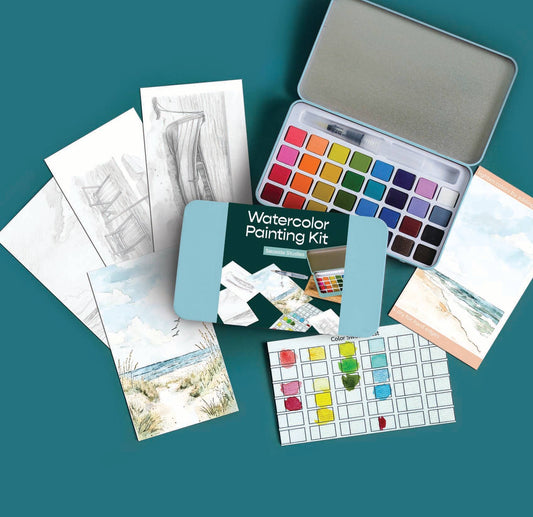 Seaside Studies Watercolour Painting Kit