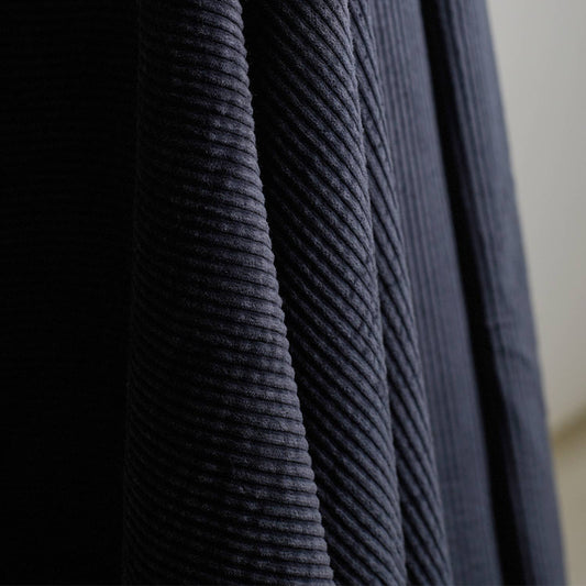 Bubble Deep Charcoal Fabric by Atelier Brunette
