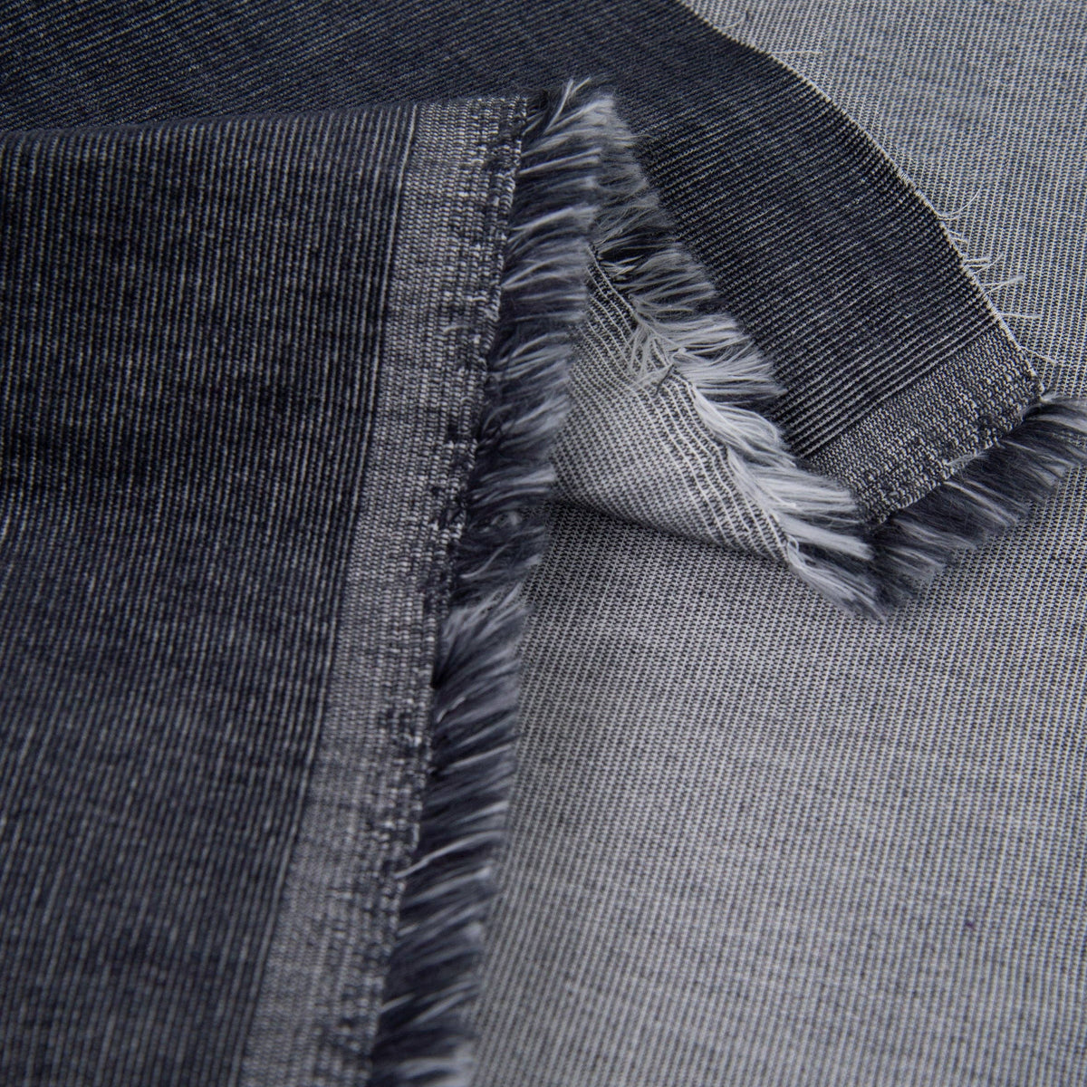 Deep Charcoal Woven Velvet