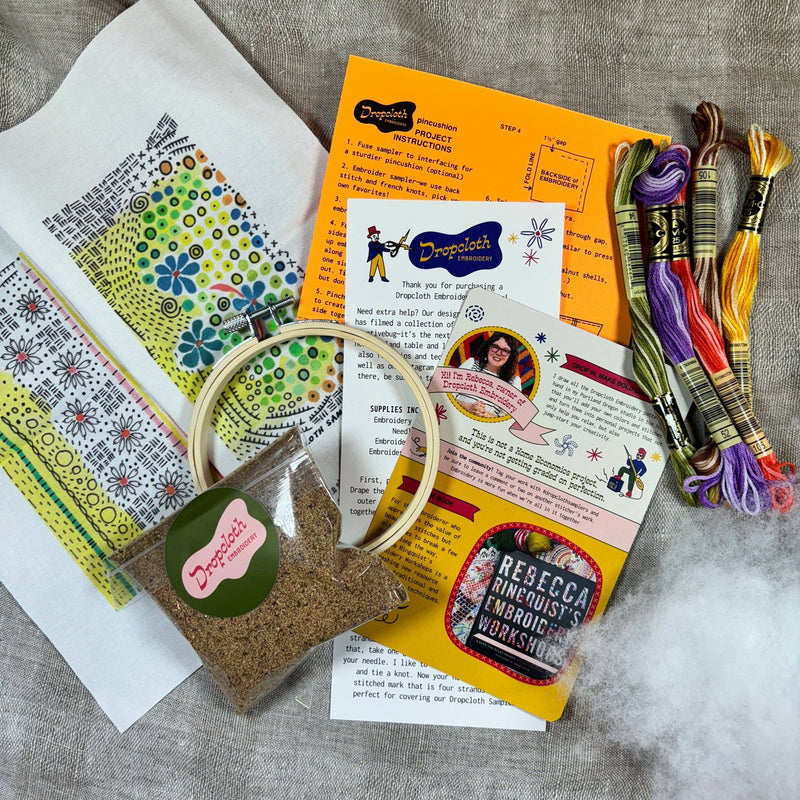 Pin Cushion Project Embroidery Kit