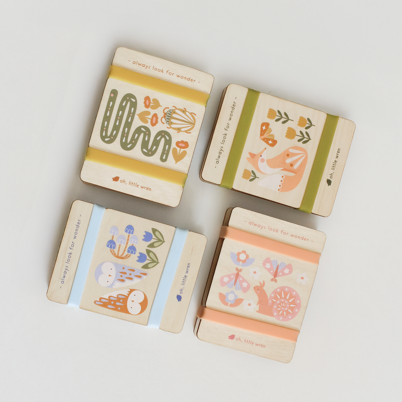 Little Nature Press - Mini Wooden Flower Press - Owl Design
