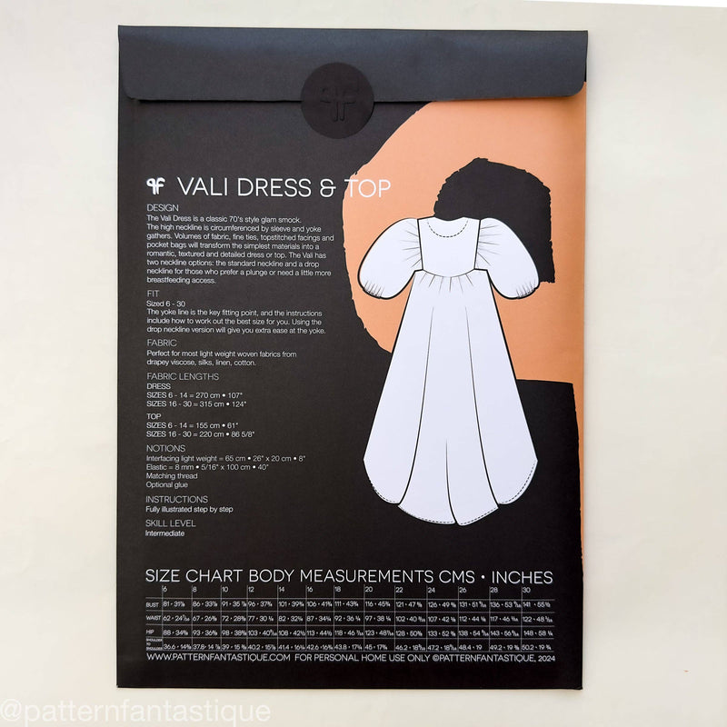 Vali Dress & Top - Paper Sewing Pattern