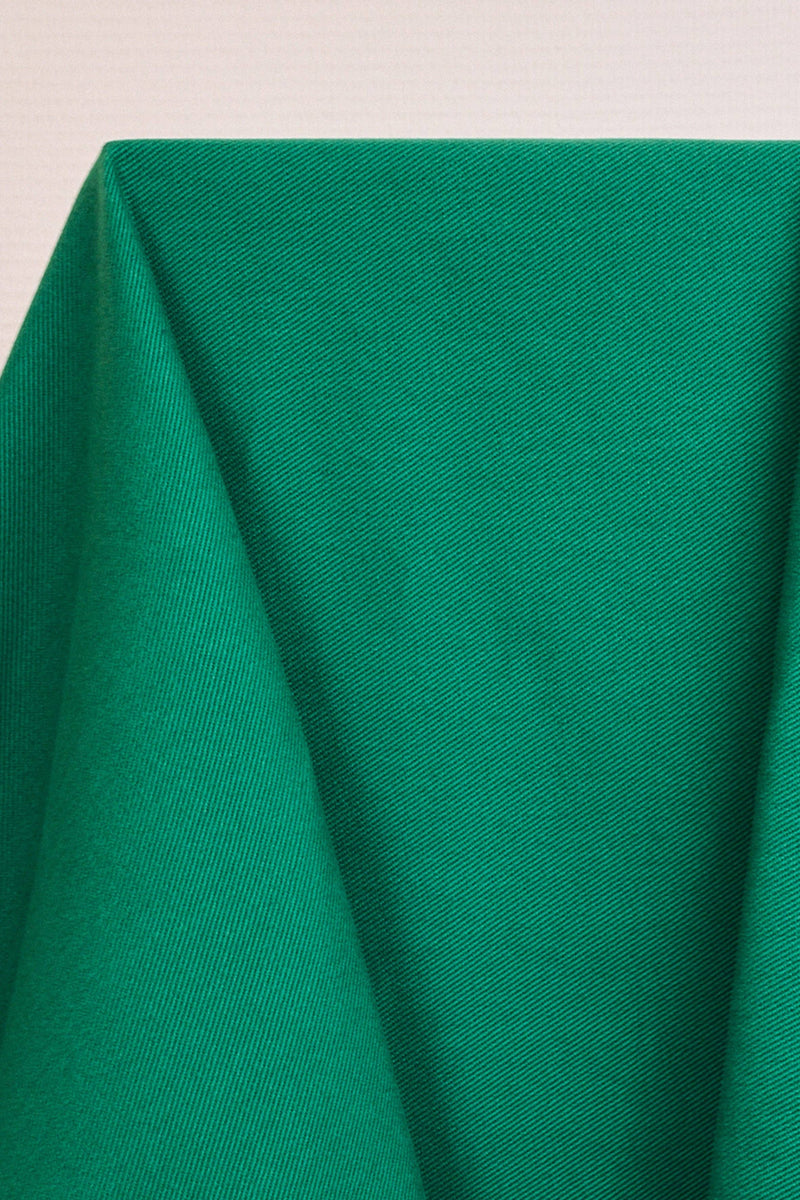 Gabardine Fabric in Juicy Green
