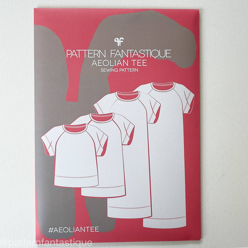 Aeolian Tee Shirt, Dress - Paper Sewing Pattern 