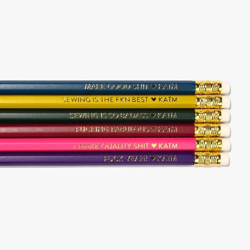 Sweary Sewist Pencil Packs