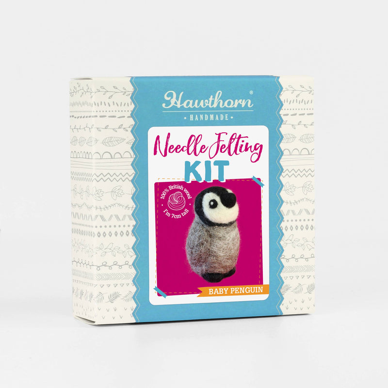 Baby Penguin Mini Felting Kit by Hawthron Handmade