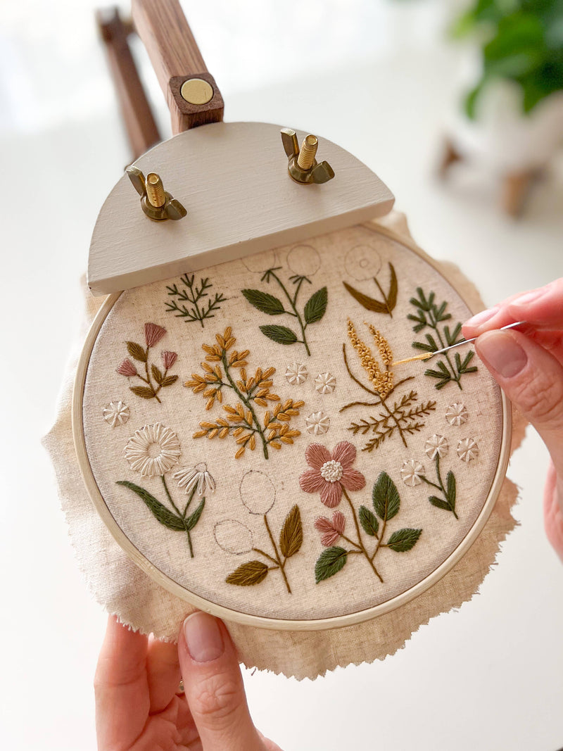 Embroidery fabric bundle, linen blend embroidery fabric pack