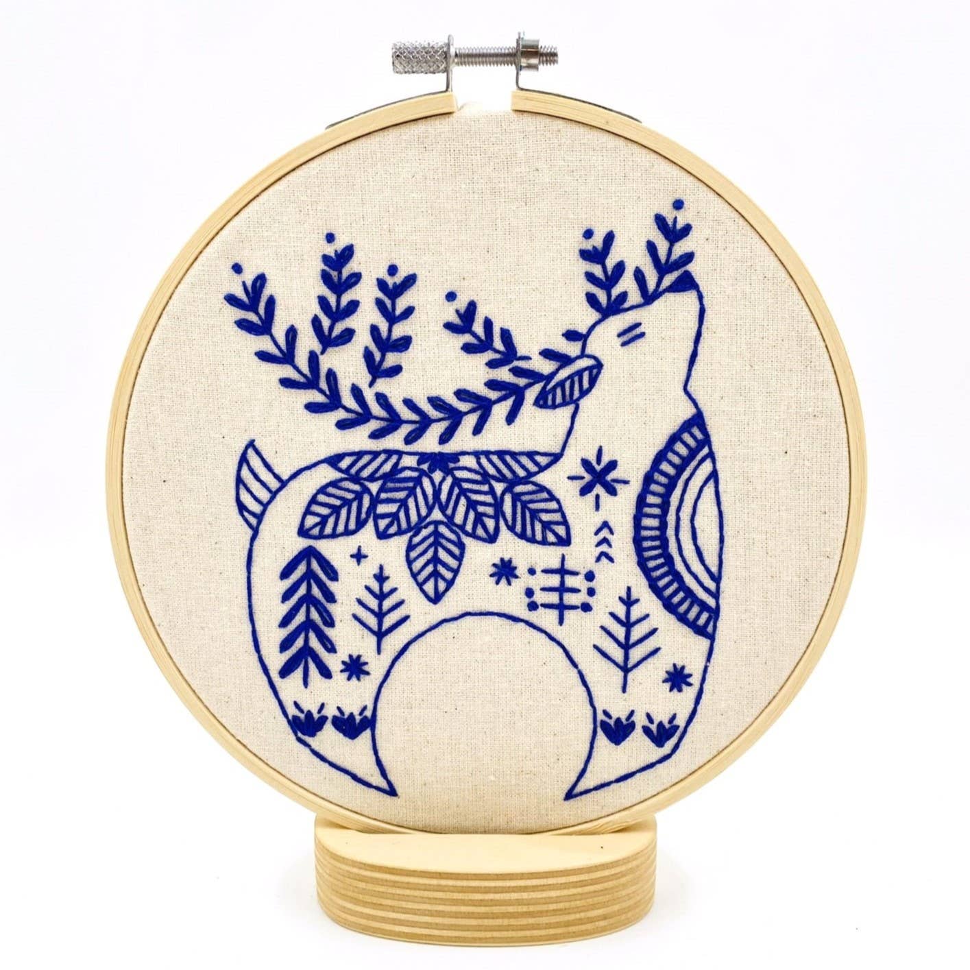 Hygge Reindeer Complete Embroidery Kit by Hook, Line & Tinker