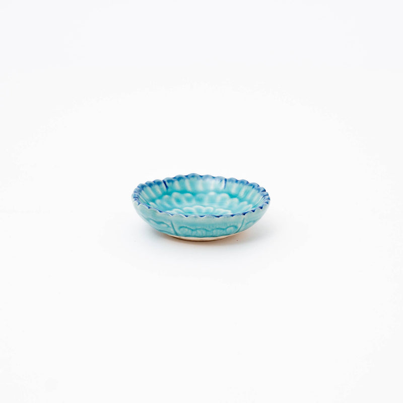 Handmade Blue Floral Mini Dish