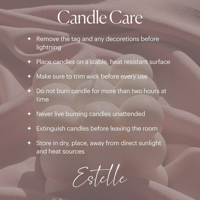 Ribbed Hourglass Pillar Candle by Estelle Studio