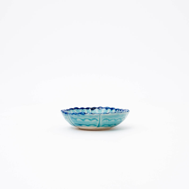 Handmade Blue Floral Mini Dish