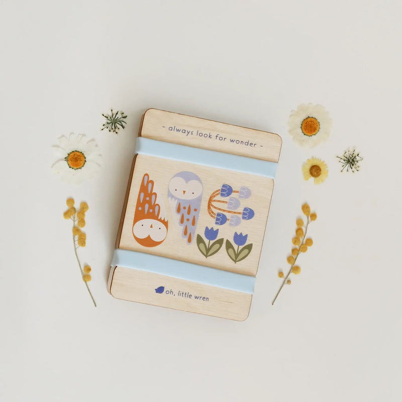 Little Nature Press - Mini Wooden Flower Press - Owl Design