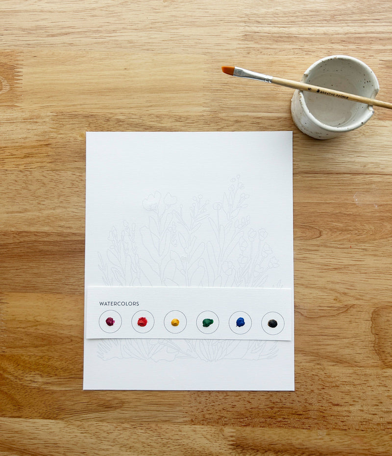 All-In-One Watercolour Kit - Desert Bloom
