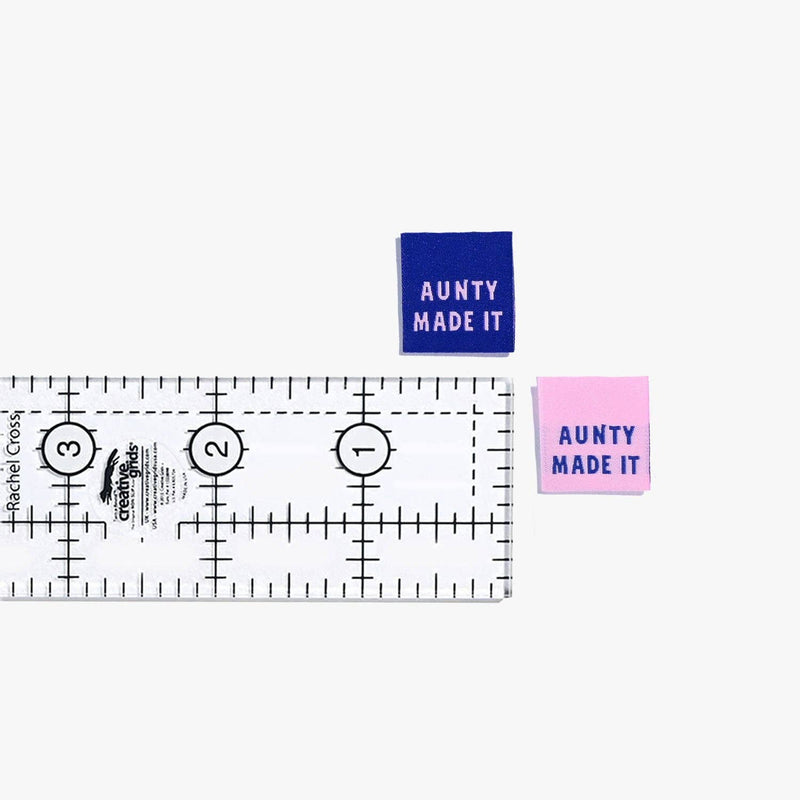 Aunty Made It Woven Labels